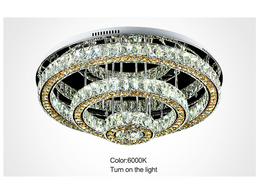 LED Crystal Ceiling Light C135-RGB-80cm - Galaxy Lighting NZ