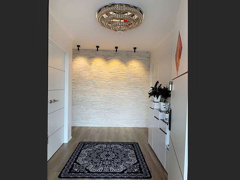 LED Crystal Ceiling Light C135-Gold-60cm - Galaxy Lighting NZ