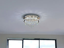 LED Color Change Crystal Ceiling Light C137-60cm - Galaxy Lighting NZ