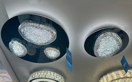Stylish Color Change LED Ceiling Light C140-50cm