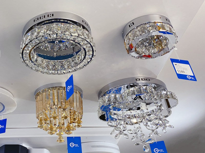 LED Crystal Wall Light/Ceiling Light W106 - Galaxy Lighting NZ
