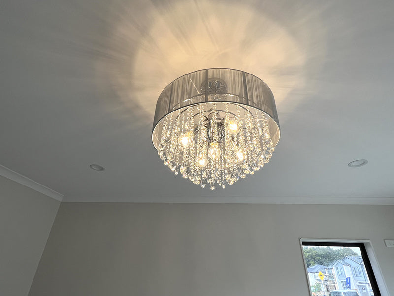 Crystal Pendant Light C143-60cm - Galaxy Lighting NZ