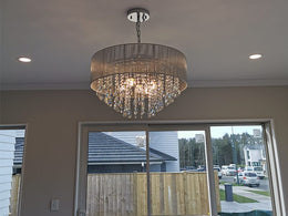 Crystal Pendant Light C143-60cm - Galaxy Lighting NZ