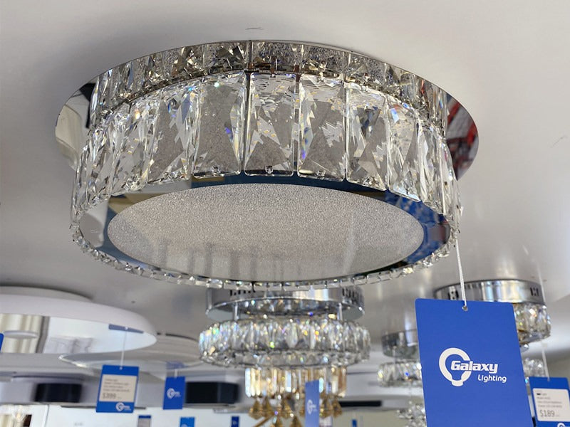 Crystal LED Ceiling Light C144-3000K - Galaxy Lighting NZ