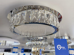 Crystal LED Ceiling Light C144-3000K - Galaxy Lighting NZ