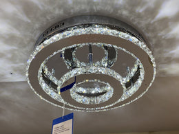 LED Color Change Crystal Ceiling Light C148-50cm - Galaxy Lighting NZ