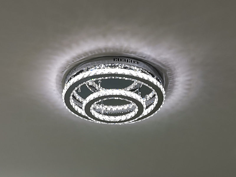 LED Color Change Crystal Ceiling Light C148-50cm - Galaxy Lighting NZ