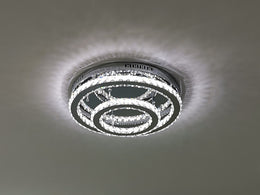 LED Color Change Crystal Ceiling Light C148-50cm - Galaxy Lighting NZ