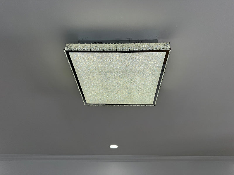 LED Color Change Crystal Ceiling Light C152-50cm(DEMO) - Galaxy Lighting NZ