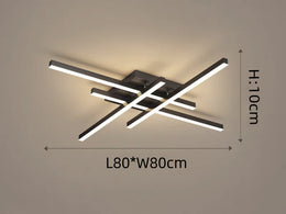 Modern LED Ceiling Light C154-80cm - Galaxy Lighting NZ