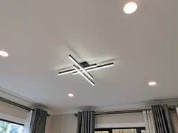 Modern LED Ceiling Light C154-80cm - Galaxy Lighting NZ
