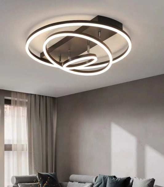 Modern LED Black Color Ceiling Light C157-60cm(DEMO) - Galaxy Lighting NZ