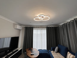 Black Color LED Ceiling Light C159-78cm(DEMO) - Galaxy Lighting NZ