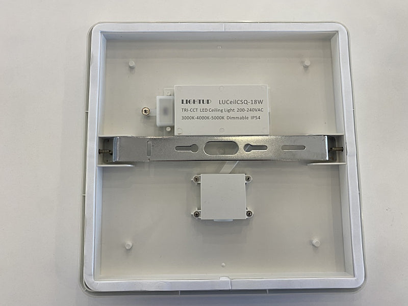 LED Ceiling Light Square Double Insulated C803-30cm-Trim - Galaxy Lighting NZ