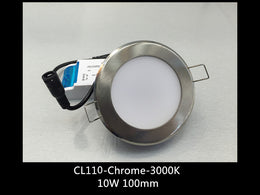 Chrome 6000k LED SMD Downlights CL110-Chrome - Galaxy Lighting NZ
