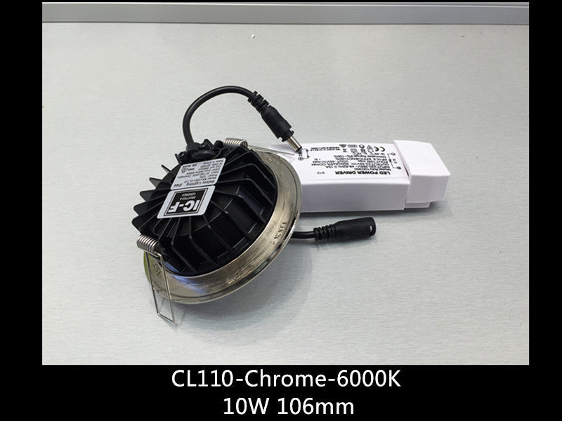 Chrome 6000k LED SMD Downlights CL110-Chrome - Galaxy Lighting NZ