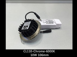 Chrome 6000k LED SMD Downlights CL110-Chrome - Galaxy Lighting NZ