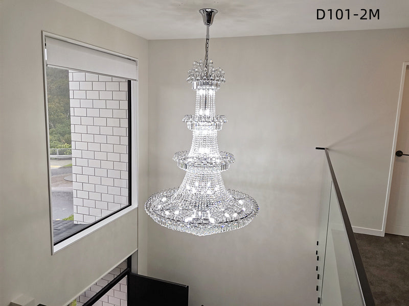 Crystal Chandelier D101-2M，Three Sizes - Galaxy Lighting NZ