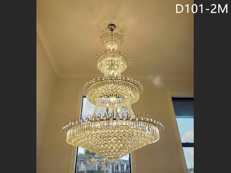 Crystal Chandelier D101-2M，Three Sizes - Galaxy Lighting NZ