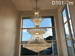 Crystal Chandelier D101-2M，Three Sizes - Galaxy Lighting NZ