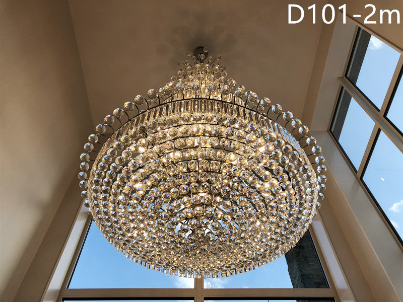 Crystal Chandelier D101-2M，Three Sizes - Galaxy Lighting NZ