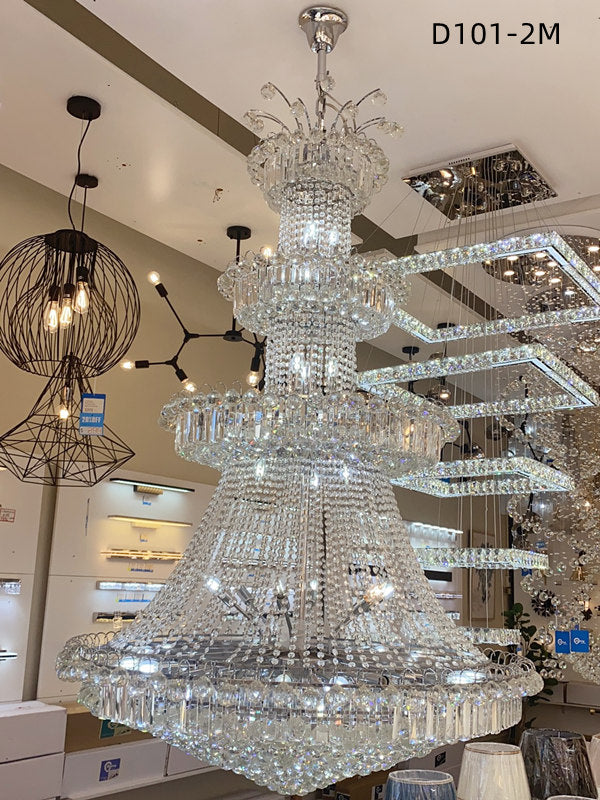 Crystal Chandelier D101-2M，Three Sizes - Galaxy Lighting NZ