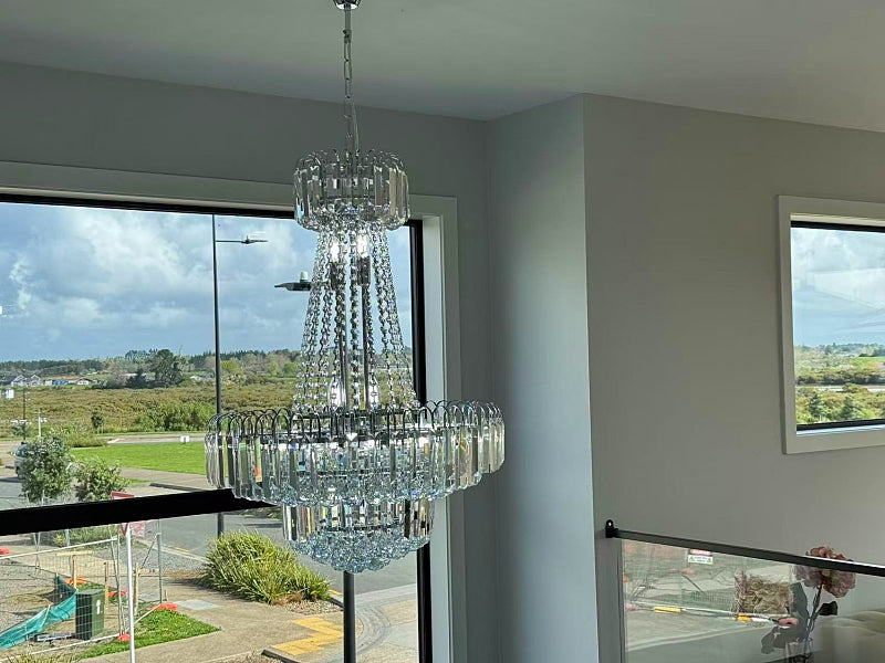 Luxury Crystal Chandelier D102-90cm ,Three Sizes - Galaxy Lighting NZ