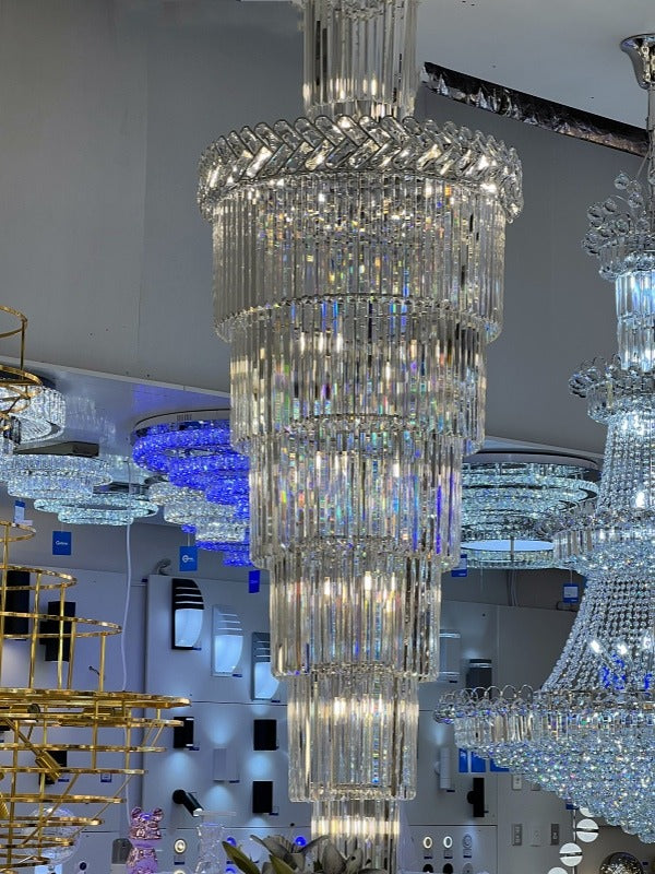 Crystal Chandelier D106-D800 - Galaxy Lighting NZ