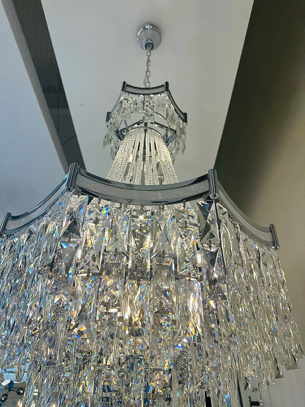 Luxury Crystal Chandelier D109-90cm - Galaxy Lighting NZ