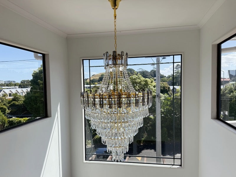 Classic Crystal Chandelier D112-80cm - Galaxy Lighting NZ