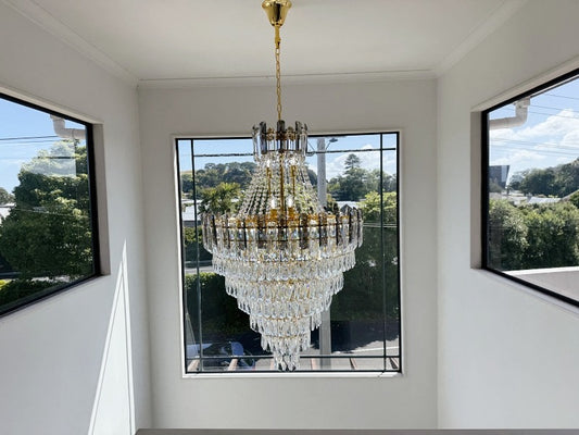 Classic Crystal Chandelier D112-80cm - Galaxy Lighting NZ