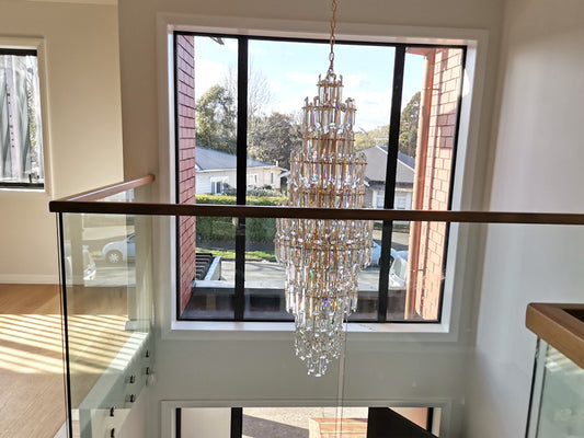 Luxury Crystal Drop Light D114-1.7M - Galaxy Lighting NZ