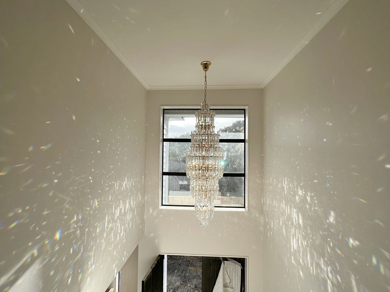 Luxury Crystal Drop Light D114-1.7M - Galaxy Lighting NZ
