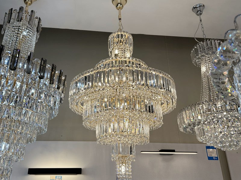 Luxury Crystal Chandelier D115-80cm(DEMO) - Galaxy Lighting NZ