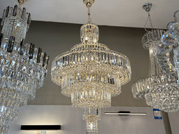 Luxury Crystal Chandelier D115-80cm(DEMO) - Galaxy Lighting NZ