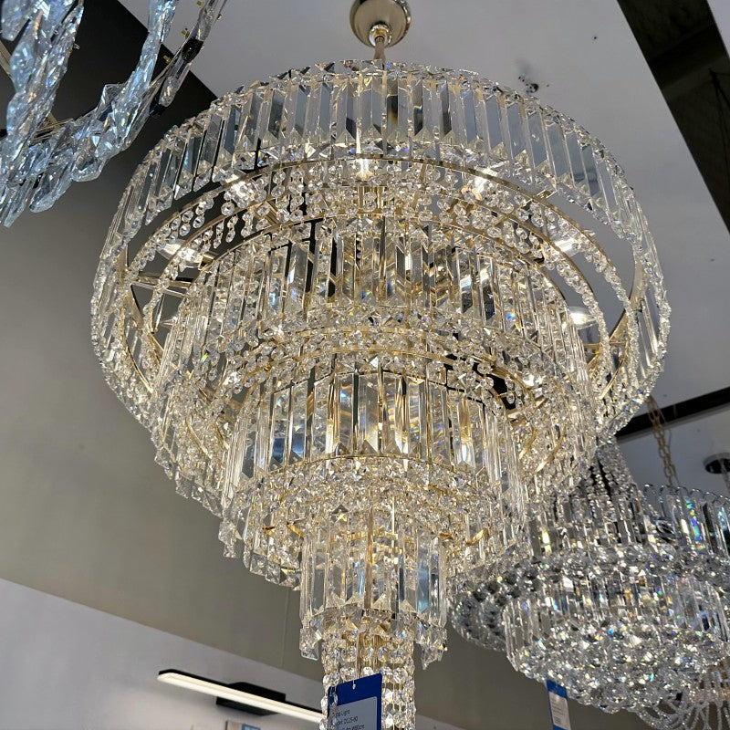 Luxury Crystal Chandelier D115-80cm(DEMO) - Galaxy Lighting NZ