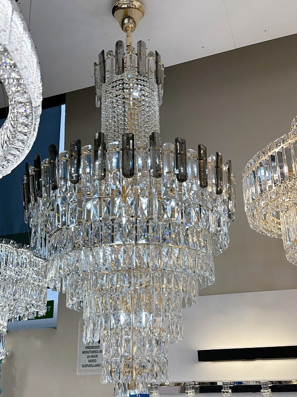Luxury Crystal Chandelier D115-80cm(DEMO) - Galaxy Lighting NZ