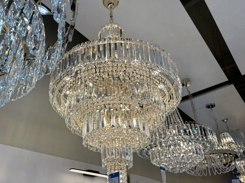 Luxury Crystal Chandelier D115-80cm(DEMO) - Galaxy Lighting NZ