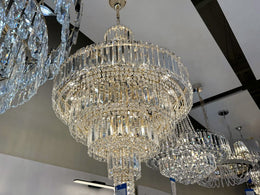 Luxury Crystal Chandelier D115-80cm(DEMO) - Galaxy Lighting NZ