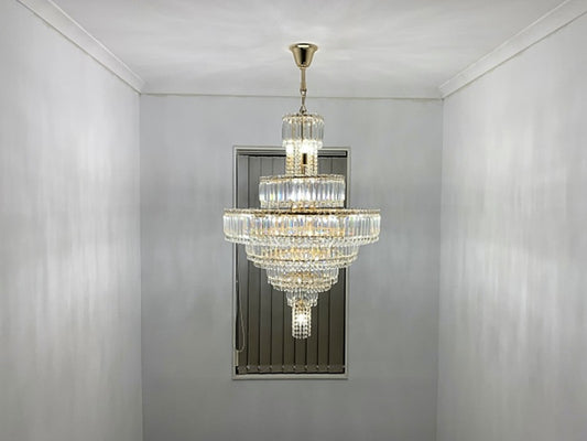 Luxury Crystal Chandelier D115-80cm(DEMO) - Galaxy Lighting NZ
