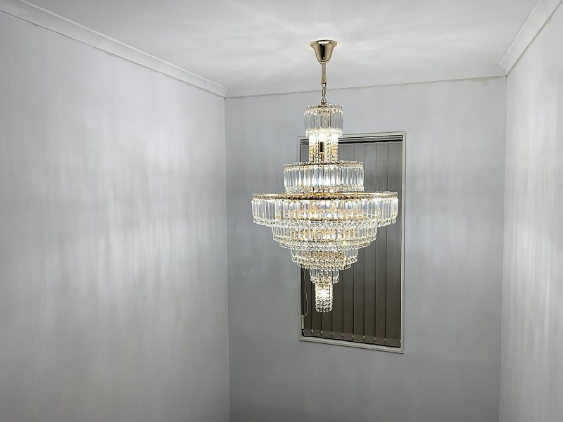 Luxury Crystal Chandelier D115-80cm(DEMO) - Galaxy Lighting NZ