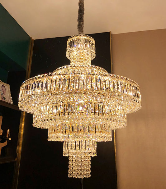 Luxury Crystal Chandelier D115-80cm(DEMO) - Galaxy Lighting NZ