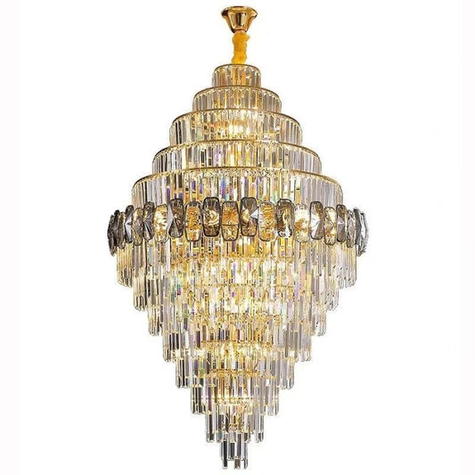 Crystal Chandelier Drop Light D117-D800 - Galaxy Lighting NZ