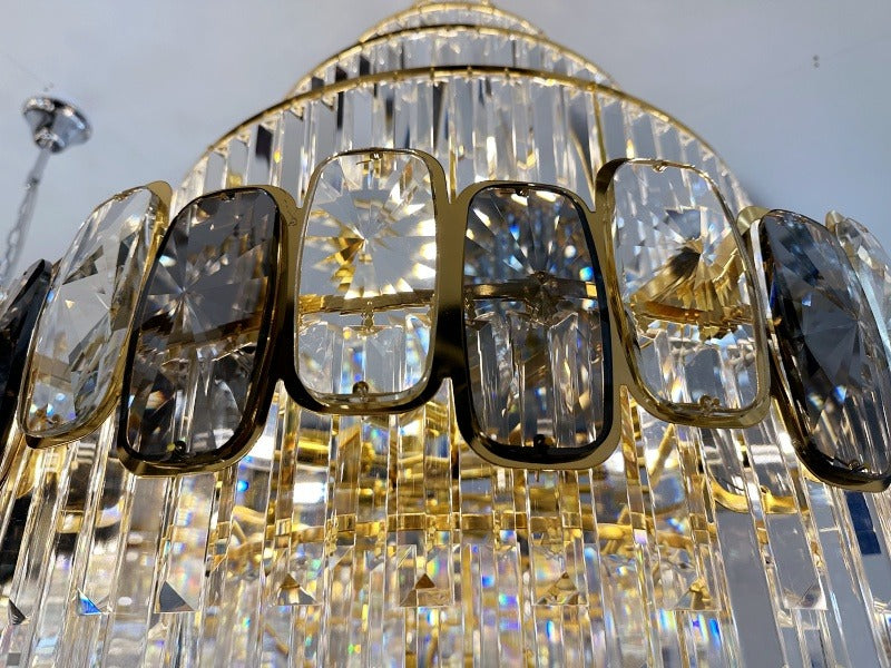 Crystal Chandelier Drop Light D117-D800 - Galaxy Lighting NZ