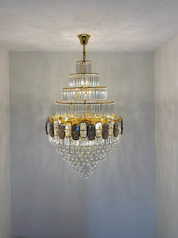 Crystal Chandelier Drop Light D117-D800 - Galaxy Lighting NZ