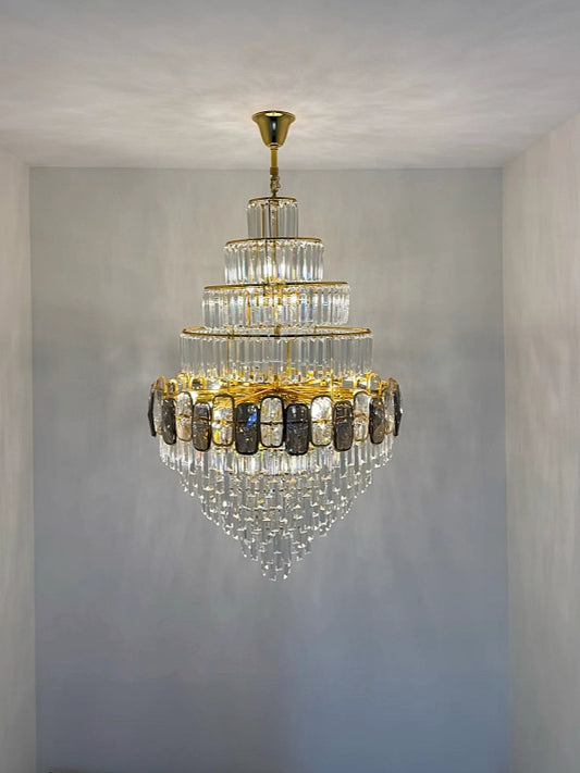 Crystal Chandelier Drop Light D117-D800 - Galaxy Lighting NZ