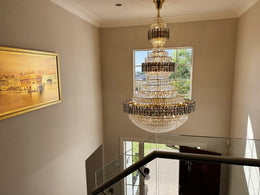 Luxury Crystal Chandelier Drop Light D120-D1.2M - Galaxy Lighting NZ