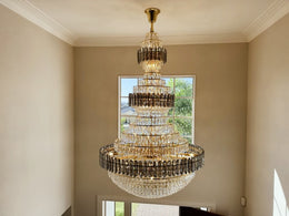 Luxury Crystal Chandelier Drop Light D120-D1.2M - Galaxy Lighting NZ