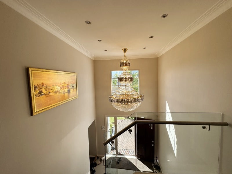 Luxury Crystal Chandelier Drop Light D120-D1.2M - Galaxy Lighting NZ