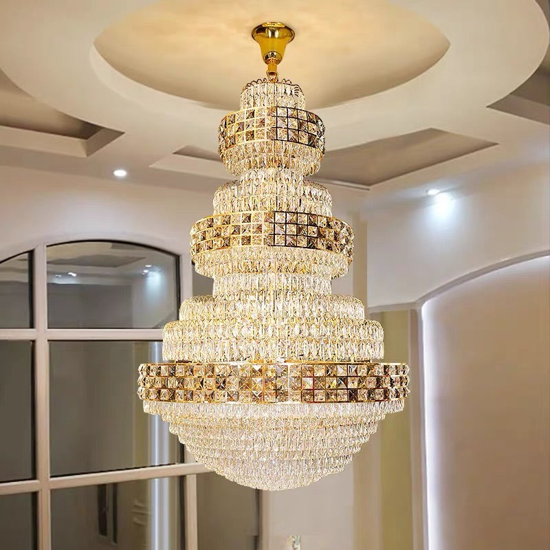 Crystal Chandelier Drop Light D121-D800 - Galaxy Lighting NZ
